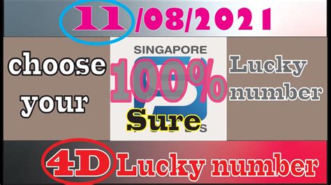 4d Lucky Number Today 4d Prediction Formula 2021 Toto4dlucky