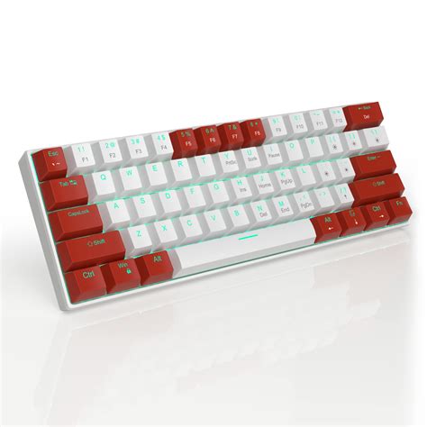 Buy MageGee 60% Mechanical Keyboard, Gaming Keyboard with Blue Switches and Sea Blue Backlit ...