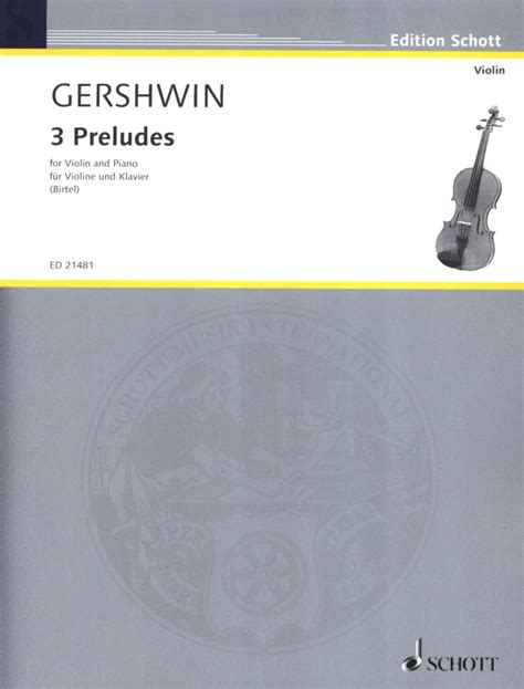 3 Preludes Van George Gershwin In De Stretta Bladmuziek Shop Kopen