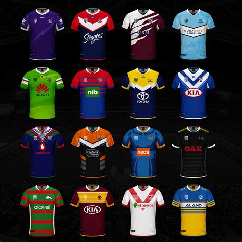 2020 Nrl Nines Jersey Designs On Behance