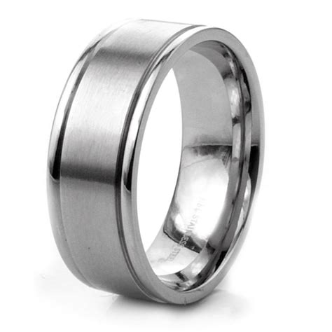 Mens Stainless Steel Wedding Rings Celtic Stainless