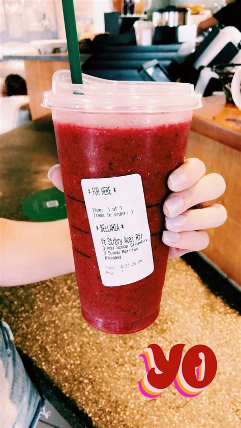 Strawberry Acai Refresher Blended Recipe Renew Recipe