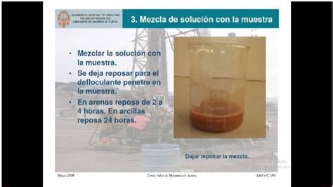 ANALISIS GRANULOMETRICO POR SEDIMENTACION MECANICA DE SUELOS YouTube