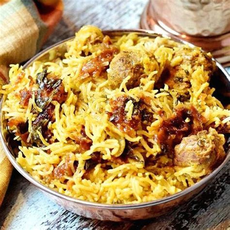 Lucknowi Lamb Biryani With Poached Egg From Mumbai