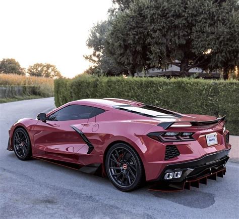 C Corvette With Concept Widebody Kit And Carbon Fiber Wheels