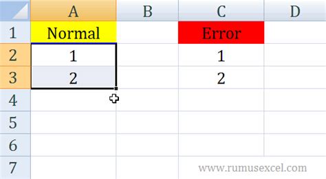 Memperbaiki Error Cell Drag Drop Pada Excel Rumus Excel