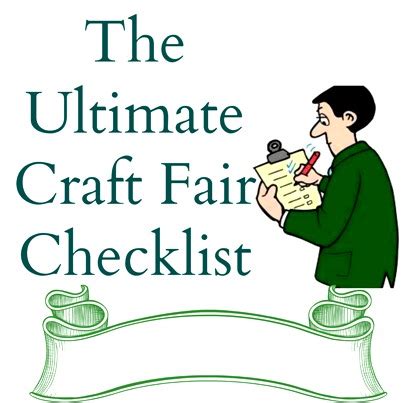 The Ultimate Craft Fair Checklist | Craft Maker Pro | Inventory and ...