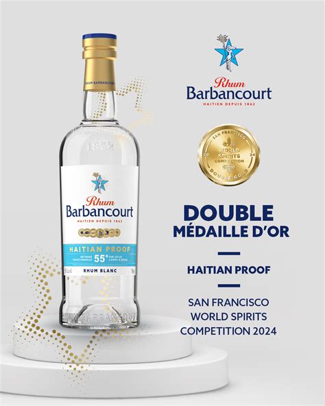 Double M Daille D Or Pour Le Rhum Barbancourt Rhum Barbancourt