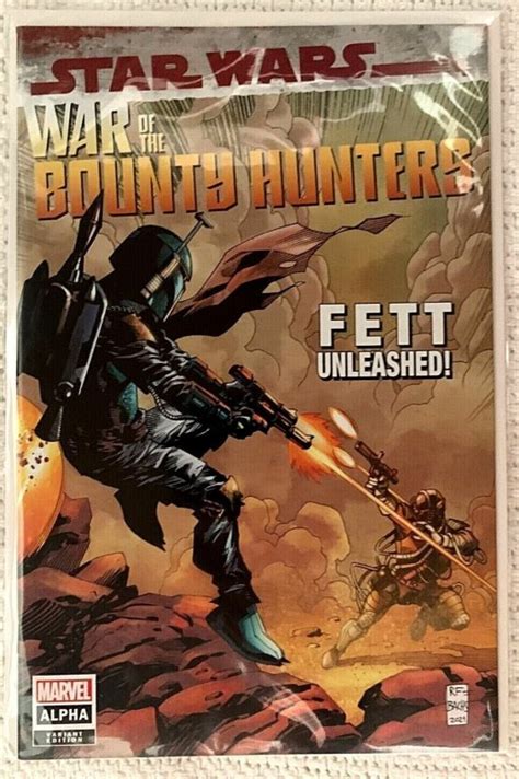 Marvel Star Wars War Of The Bounty Hunters Alpha 1 Bachs Variant Only