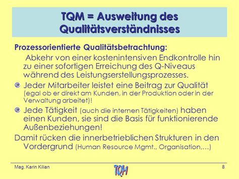 Total Quality Management Ppt Herunterladen