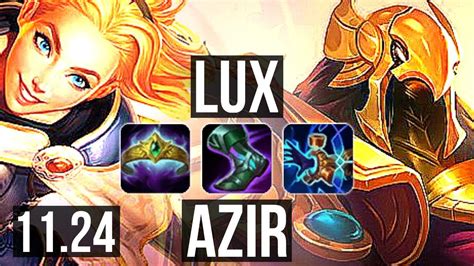 Lux Vs Azir Mid 809 12m Mastery Legendary Br Diamond 1124