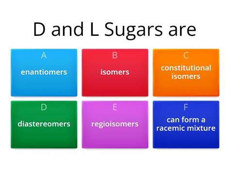 Stereochemistry Quiz