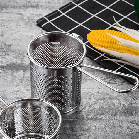 Pcs Fettucine Pasta Noodles Basket Hot Pot Slip Through The Net