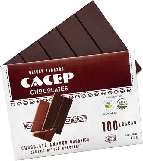 Cacep Barra Kg Chocolate Org Nico Amargo Cacao Mexicano Vive