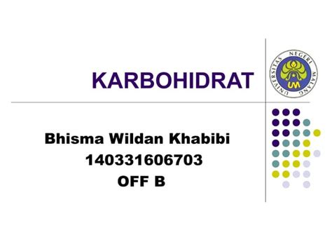 Media Karbohidrat PPT