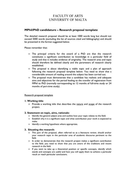 Scientific Proposal Sample Scientific Research Proposal Template