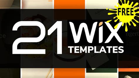 21 Stunning New Wix Templates Youtube