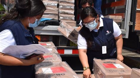 Odpe Chanchamayo Recibi Material Electoral Para Jornada Electoral De