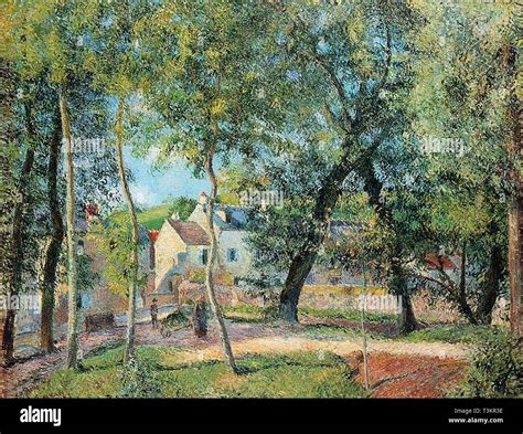 Camille Pissarro 1830 1903 Landscape At Osny Near Watering Private