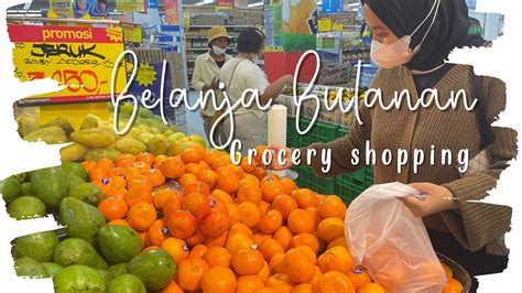 Belanja Bulanan Grocery Shopping Nevember Youtube