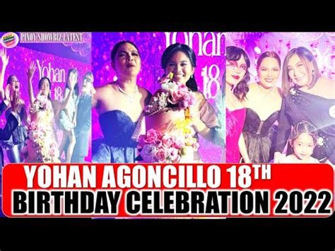 YOHAN AGONCILLO S DEBUT BONGGA ANG KANYANG 18TH BIRTHDAY FULL VIDEO