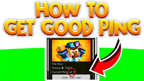 How To Get Better Ping In MCPE Servers Minecraft Bedrock YouTube