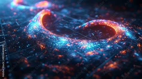 abstract design  infinity symbols  part   physics equation