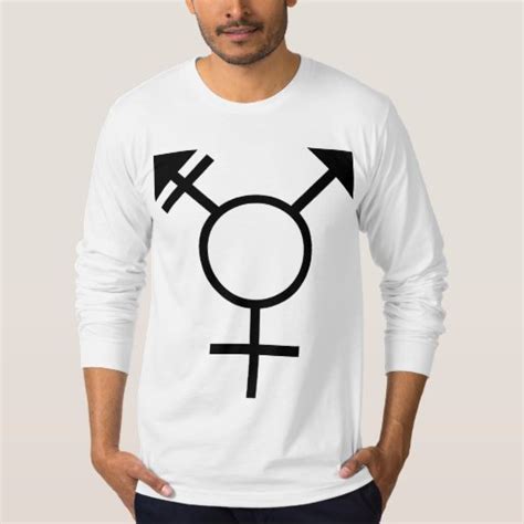 Black Transgender Symbol T Shirt Zazzle