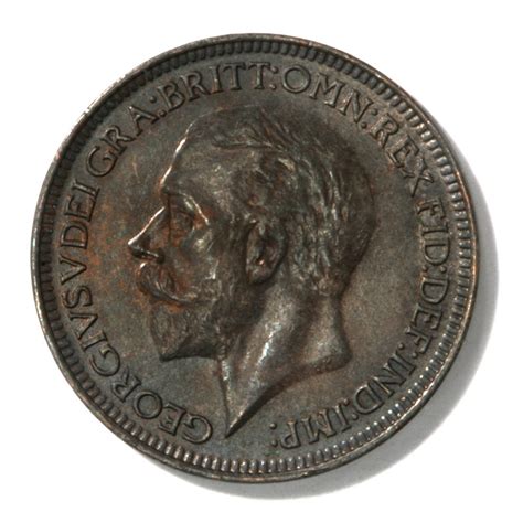 Great Britain King George V Farthing From 1930 In Uncirculated