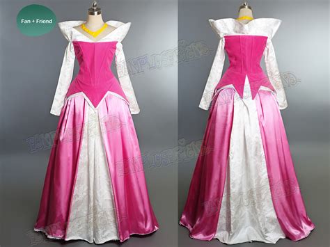 Disney Sleeping Beauty Cosplay Princess Aurora Costume Adult Women