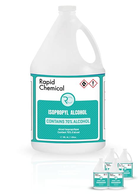 70 Isopropyl Alcohol 4l Made In Canada 4l Usp Grade Isopropyl