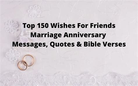 Top 150 Wishes For Friends Marriage Anniversary Messages Quotes