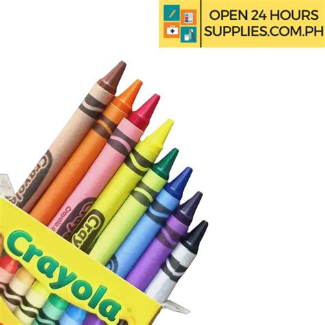 Crayons (Crayola) - 8 colors - Supplies 24/7 Delivery