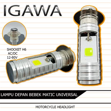 Jual Lampu Led Utama Depan Led Motor Bebek Dan Matic Soket H Led