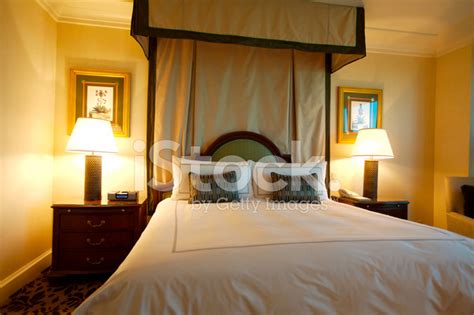 Hotel Bed Stock Photo Royalty Free Freeimages