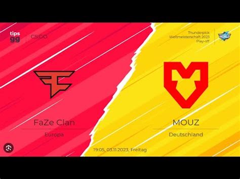 Eng Faze Vs Mouz Map Thunderpick World Championship