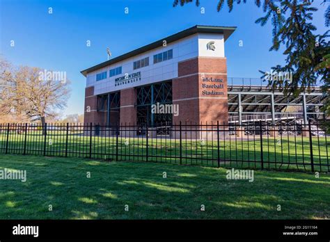 McLane Baseball Stadium on the campus of Michigan State University ...