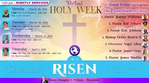 Bcvma Last Words Of Christ Good Friday Service Youtube