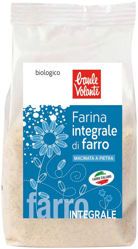 Farina Integrale Di Farro Macinata A Pietra BAULE VOLANTE Agricoltura