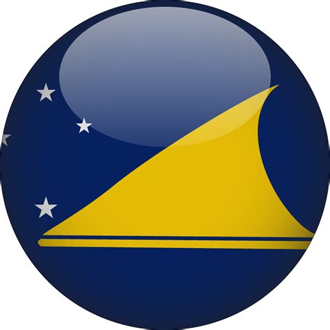 Tokelau 3d Rounded National Flag Button Icon 4711993 Vector Art At Vecteezy