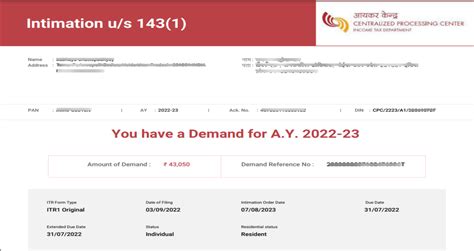 Resolve Income Tax Demand Notice 143 1 With The Help Of Tax Experts