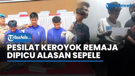 Kronologi Pesilat Keroyok Remaja Di Boyolali Gara Gara Alasan Sepele