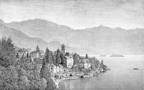 Brissago Original Druckgrafik Von Paul Wyss