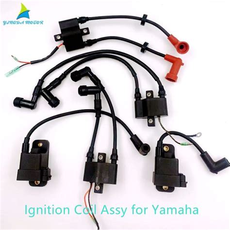 Boat Motor Ignition Coil Assy For Yamaha Outboard 2 Stroke 2hp 3hp 4hp 5hp 9 9hp 13 5hp 15hp