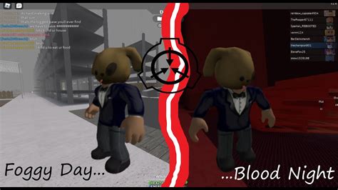 Roblox Scp 3008 Blood Night Vs Foggy Day Youtube