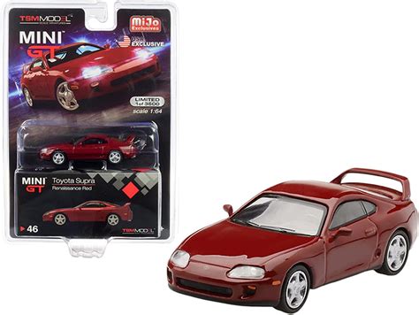 Mini GT Toyota Supra Renaissance Red 1 64 MiJo Exclusives USA Exclusive