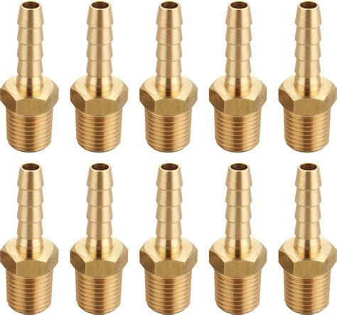 Amazon ChillWaves Brass Air Hose Fittings Hose Barb Fittings 1 4