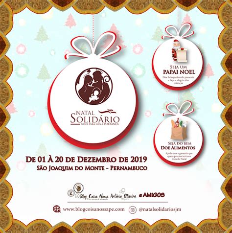 Solidariedade Edi O Do Natal Solid Rio Ser Realizado Pelo Blog