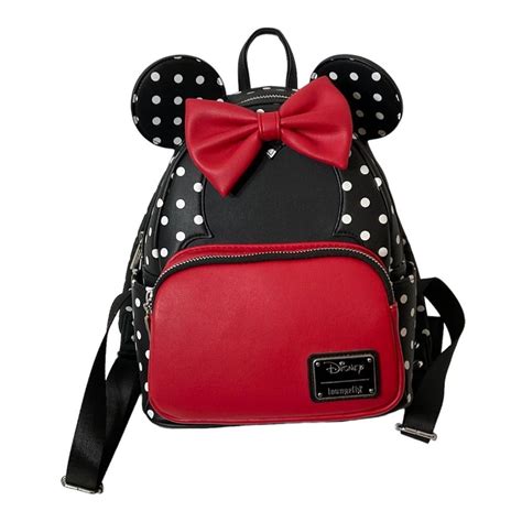 Loungefly Disney Minnie Mouse Polka Dot Small Bookbag Gem