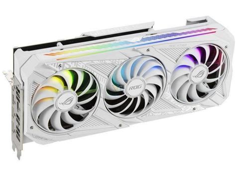 Asus Geforce Rtx Rog Strix White La Belle Se Pare De Blanc